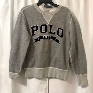 Gray Polo Sweatshirt